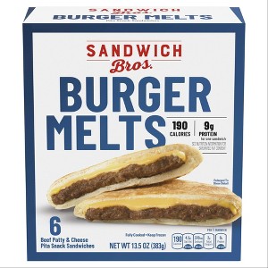 Sandwich Brothers of Wisconsin Frozen Cheeseburger Sandwich - 13.5oz/6ct - 1 of 4
