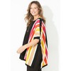 Catherines Women's Plus Size Liz&Me Rib Striped Duster - 4 of 4