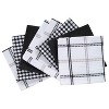 T-fal Coordinating Flat Waffle Weave Dish Cloth  Eight Pack  Neutral - 2 of 4