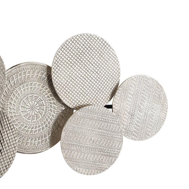 Aluminum Plate Wall Decor with Textured Pattern - Olivia & May, 5 of 6