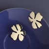 SOHI Women's Minimal Flora Stud Earrings - 2 of 4