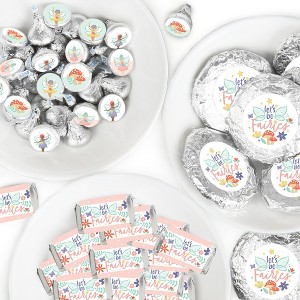 Big Dot of Happiness Let's Be Fairies - Mini Candy Wrappers & Candy Circle Stickers - Fairy Garden Birthday Party Candy Favor Sticker Kit - 304 Pieces - 1 of 4