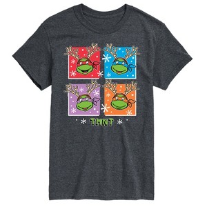 Men's - Teenage Mutant Ninja Turtles - Reindeer Turtles Short Sleeve Graphic T-Shirt - 1 of 4
