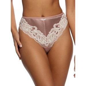 Amelie Vintage Lace Thong - 1 of 2