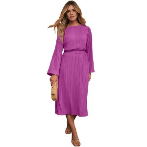 Jessica London Plisse Midi Skirt - 1 of 2