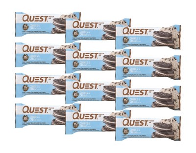 Quest Cookies & Cream Protein Bar - 12 bars, 2.12 oz
