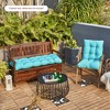 ARTPLAN Outdoor 48 Inch Bench Cushion Tufted for Outdoor Furniture, 48"x18"x4" Wicker Patio Loveseat Cushion All Weather - 2 of 4