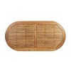 PAGED Outdoor Dining Table Rustic Style Dining Table with Slat Design for Patio, Deck, Poolside - 2 of 4