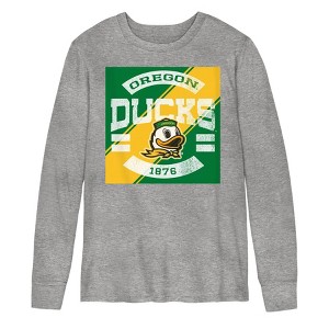 NCAA Oregon Ducks Boys' Long Sleeve Gray T-Shirt - 1 of 1