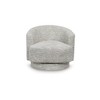 Signature Design by Ashley Wardsor 360-Degree Swivel Accent Chair in Stone Gray - 3 of 4