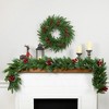 Northlight Real Touch™️Calloway Fir with Berries Artificial Christmas Garland - 7' x 12" - Unlit - 3 of 4