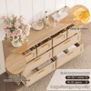 8 Drawer Rattan Dresser for Bedroom, Natural Wood Dresser Chest with Ample Storage - 4 of 4