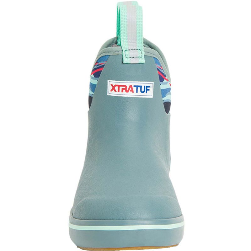 Women's Xtratuf 6 in Beach Glass Ankle Deck Boot, XWAB2BG, Blue, 3 of 8