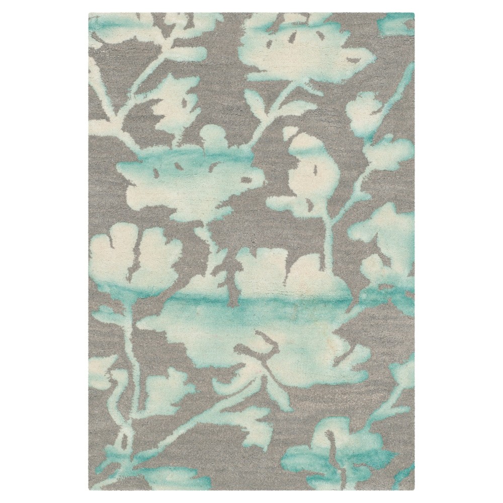 Derald Area Rug - Gray/Turq (2'x3') - Safavieh