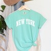 Simply Sage Market Varsity New York Garment Dyed Tee - 3 of 4