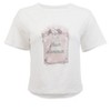 VENUS Womens French Perfume Graphic Tee  -  S, Off White - 4 of 4