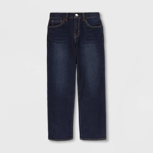 Levi's® Girls' Mid-Rise Wide Leg Jeans - Dark Wash 4