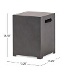 GDFStudio Jasmine Outdoor Iron Propane Tank Cover - 3 of 4