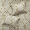 Gracie Mills Tommie 12-Piece Damask Comforter Set with Cotton Bed Sheets - 2 of 4