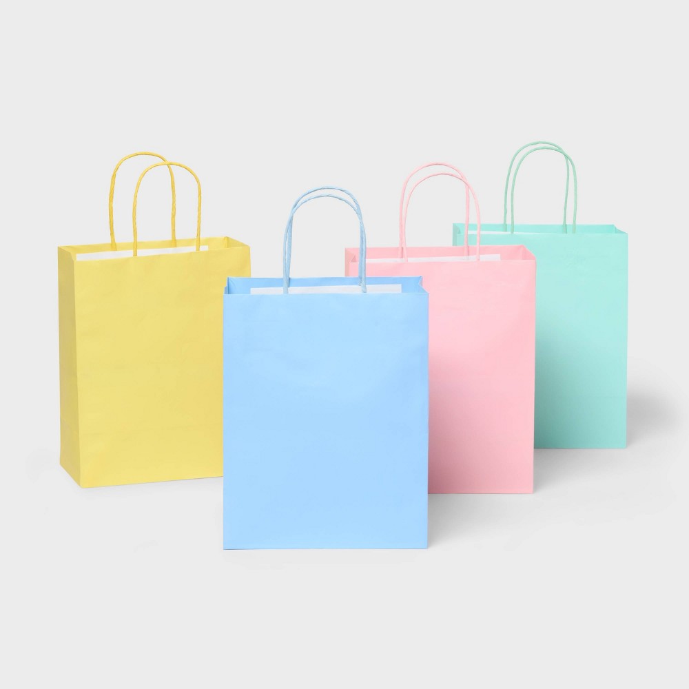 4pk Small Gift Bags Colorful - Spritz™