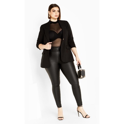 City Chic  Women's Plus Size Mimi Bodysuit - Leopard Print - 42dd : Target