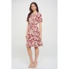 WEST K Women's Elli Short Flutter Sleeve High-Waist Mini Dress - 2 of 3