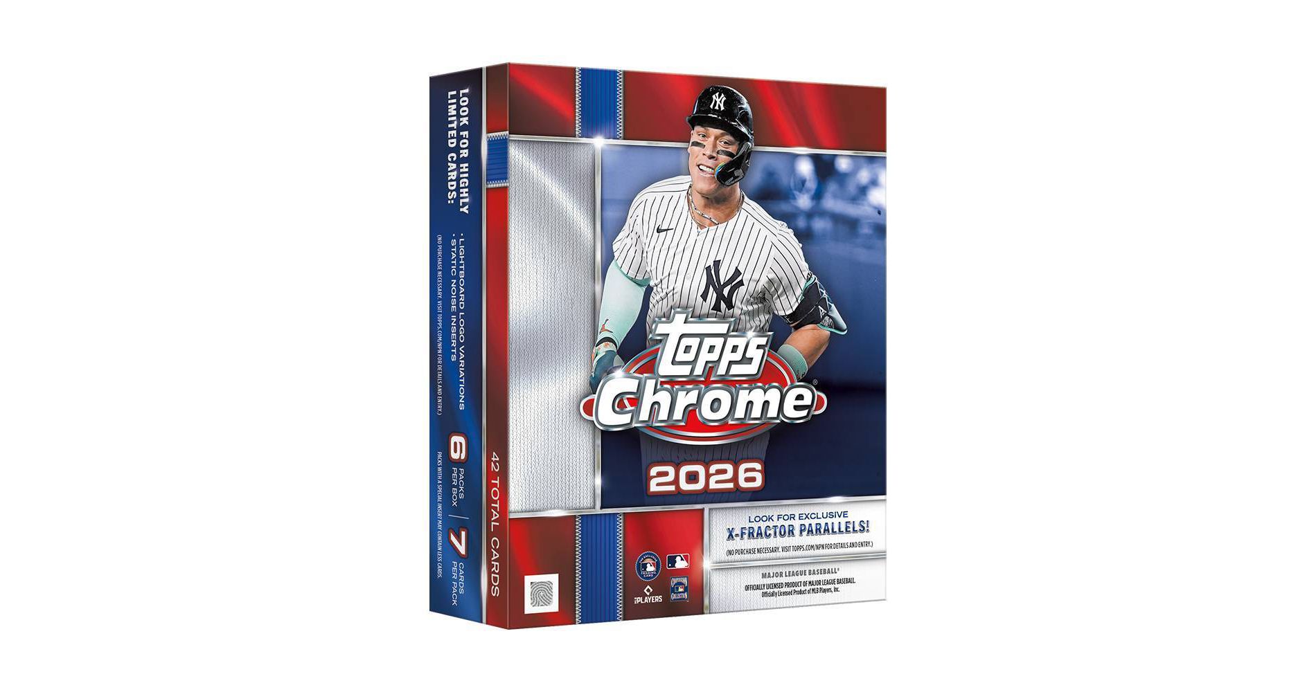2026 Topps MLB Chrome Baseball Trading Card Mega Box