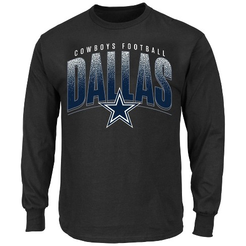 Nfl Dallas Cowboys Men's Big & Tall Long Sleeve Cotton Core T