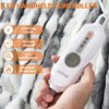 Electric Heated Blanket, Cozy Faux Rabbit Fur, 10 Heating Levels & 4-Hour Auto Off, Fast Heating, Over-Heat Protection, Machine Washable - 3 of 4