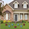 Big Dot of Happiness Boy 16th Birthday - Sixteen Shaped Lawn Decorations - Outdoor Sweet Sixteen Birthday Party Yard Decorations - 10 Piece - 2 of 4
