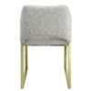 Acme Furniture Galdesa Dining Chair Teddy Faux Shearling/Gold Finish - 4 of 4