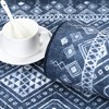 Boho Area Rugs Washable Rug Moroccan Lattice Rugs Living Room Rug Non-Slip Non-Shedding Carpet Soft Geometric Rugs - 4 of 4