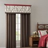 Embroidered Window Valance Blue 50x18" - 3 of 4