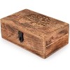 Handmade Mango Wood Tree of Life Engraving Beautifully Keepsake Box Jewellery Organiser Unique Gift Ideas - 4 of 4