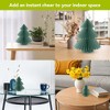Briarwood Lane Multipack S-M-L-Xl Teal Tree Magnetic Honeycomb Paper Decor (4-pack) 8x8 Bundle Party Centerpiece Decoration - 3 of 4
