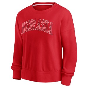 NCAA Nebraska Cornhuskers Women's Crew Shirt - 1 of 3