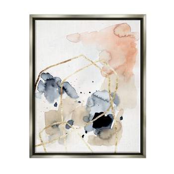 Contemporary Mixed Media Print on Canvas, Small Size, Featuring a