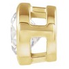 Pompeii3 VS 1 Ct Solitaire Lab Created Diamond Pendant Necklace in 14k White or Yellow Gold - 2 of 4