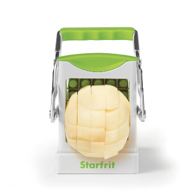 Starfrit White and Green Stainless Steel Fry Cutter