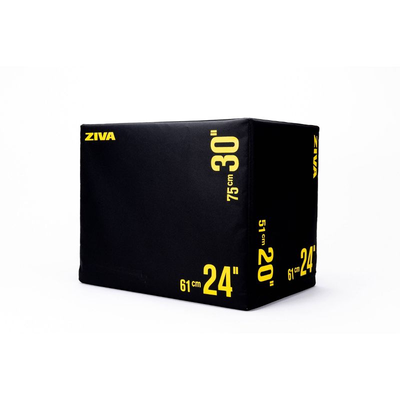 ZIVA 3-in-1 Plyometric Box - Black, 1 of 9