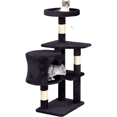 Cat Tree 36 inch Tall Scratching Toy Activity Centre Cat Tower Cat Condo Multi-Level Furniture Scratching Posts for Indoor Cats