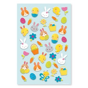 Carlton Cards 78ct Easter Sticker Sheets for Kids' Springtime Friends - 1 of 3