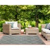 Liora Manne Malibu  Indoor/Outdoor Rug  Green.. - 3 of 4