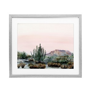 Stupell Industries Tranquil Desert Atmosphere Framed Print Under Glass - 1 of 4