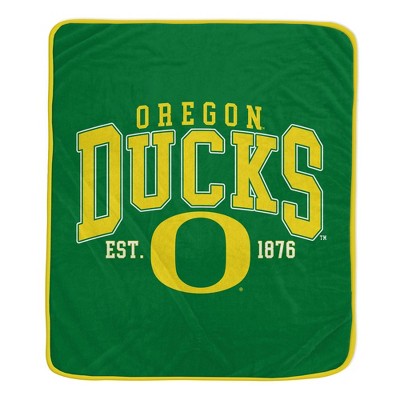 NCAA Oregon Ducks Vintage Arch Block Flannel Fleece Blanket