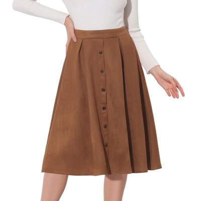 Vintage button front outlet skirt