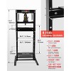 12-Ton Red H-Frame Hydraulic Shop Press  – Adjustable (2"-29.5") for Bearing/U-Joint Removal (Garage/Metalworking, 1-Piece) - 2 of 4