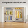 VIPEK R2 Plus 3 Tiers Portable Closets Heavy Duty Rolling Garment Rack Adjustable Clothes Rack - 4 of 4
