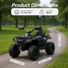 12V Kids Ride-On Electric ATV, Electric ATV Ride On Toy for Boy and Girl, Electric Vehicle ATV Car with 4-Wheeler Bluetooth Audio - 2 of 4