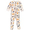 Hudson Baby Infant Boy Premium Quilted Zipper Sleep and Play 2pk, Boy Forest - 2 of 3